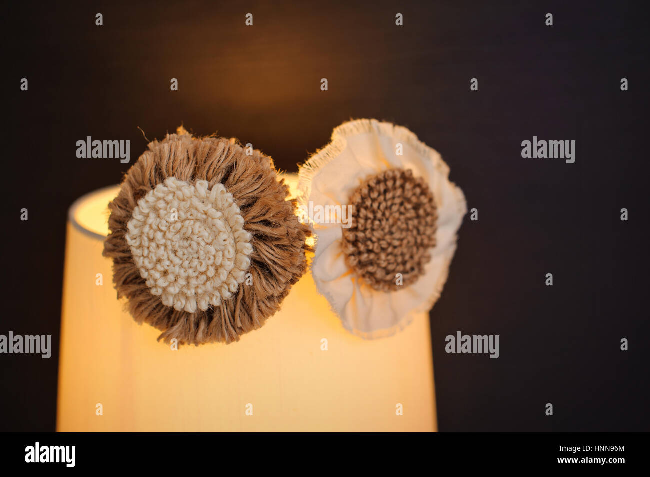 Bellissime decorazioni per matrimoni all'interno Foto Stock