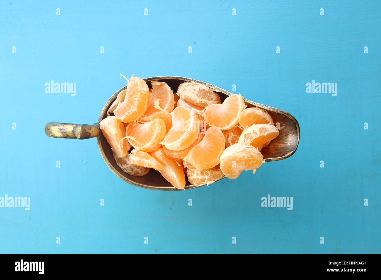 Deliziosa Mandarin agrumi fette Foto Stock