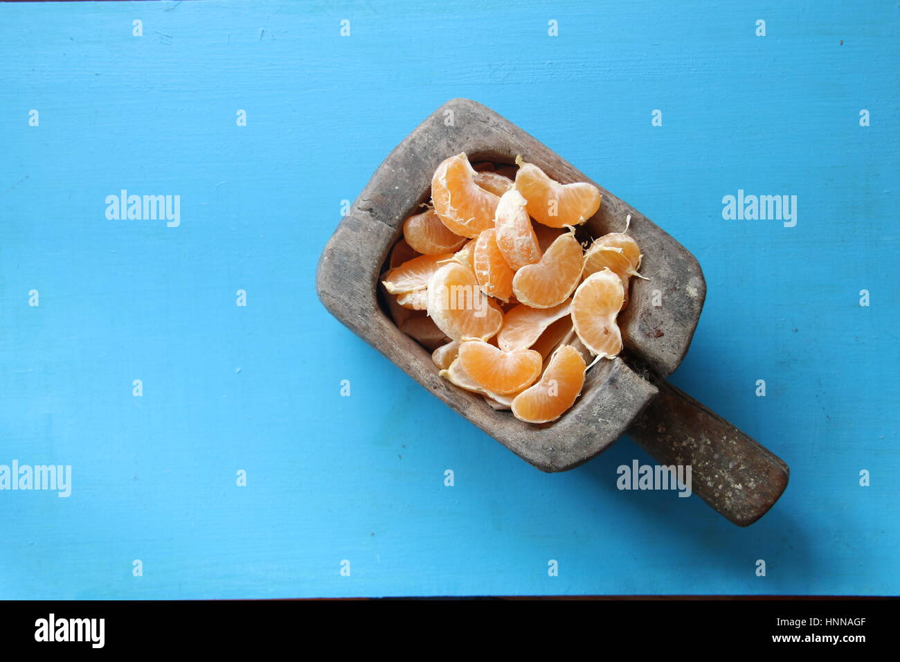 Deliziosa Mandarin agrumi fette Foto Stock