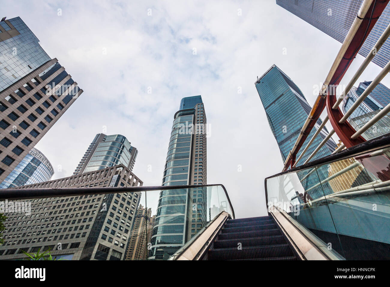 Architettura urbana a Guangzhou, Cina Foto Stock