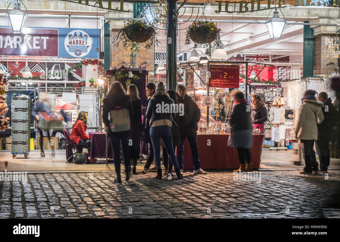 Xmas al Covent Garden Foto Stock