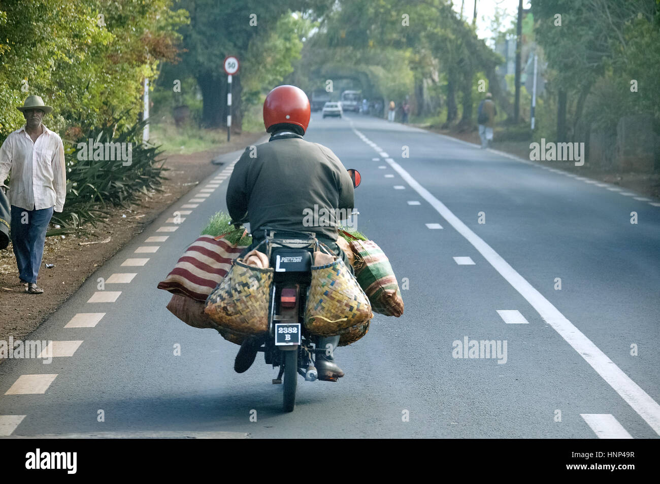 MUS, Maurizio : Strassenszene, Port Louis, Linksverkehr. | MUS, Maurizio: Port Louis, scena di strada con guida a sinistra. | [Bei Verwendung des Fotos aus Foto Stock