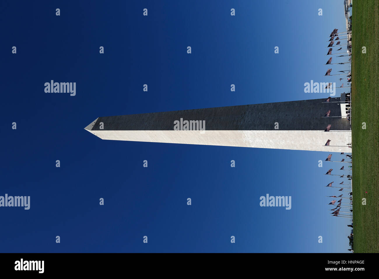 Obelisco, il Washington Monument, il National Mall di Washington, DC, Stati Uniti d'America Foto Stock