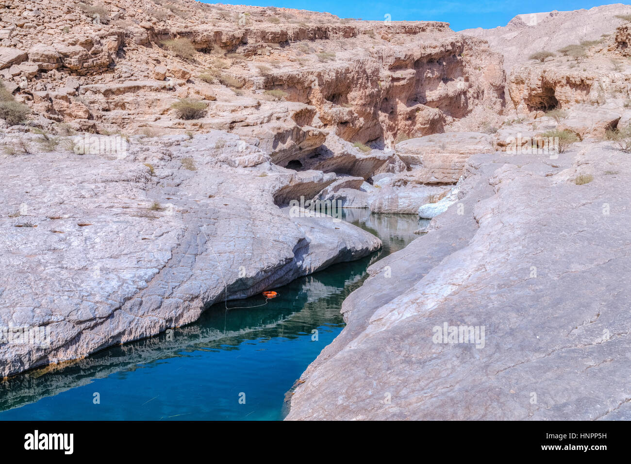 Wadi Bani Khalid, Oman, Medio Oriente e Asia Foto Stock