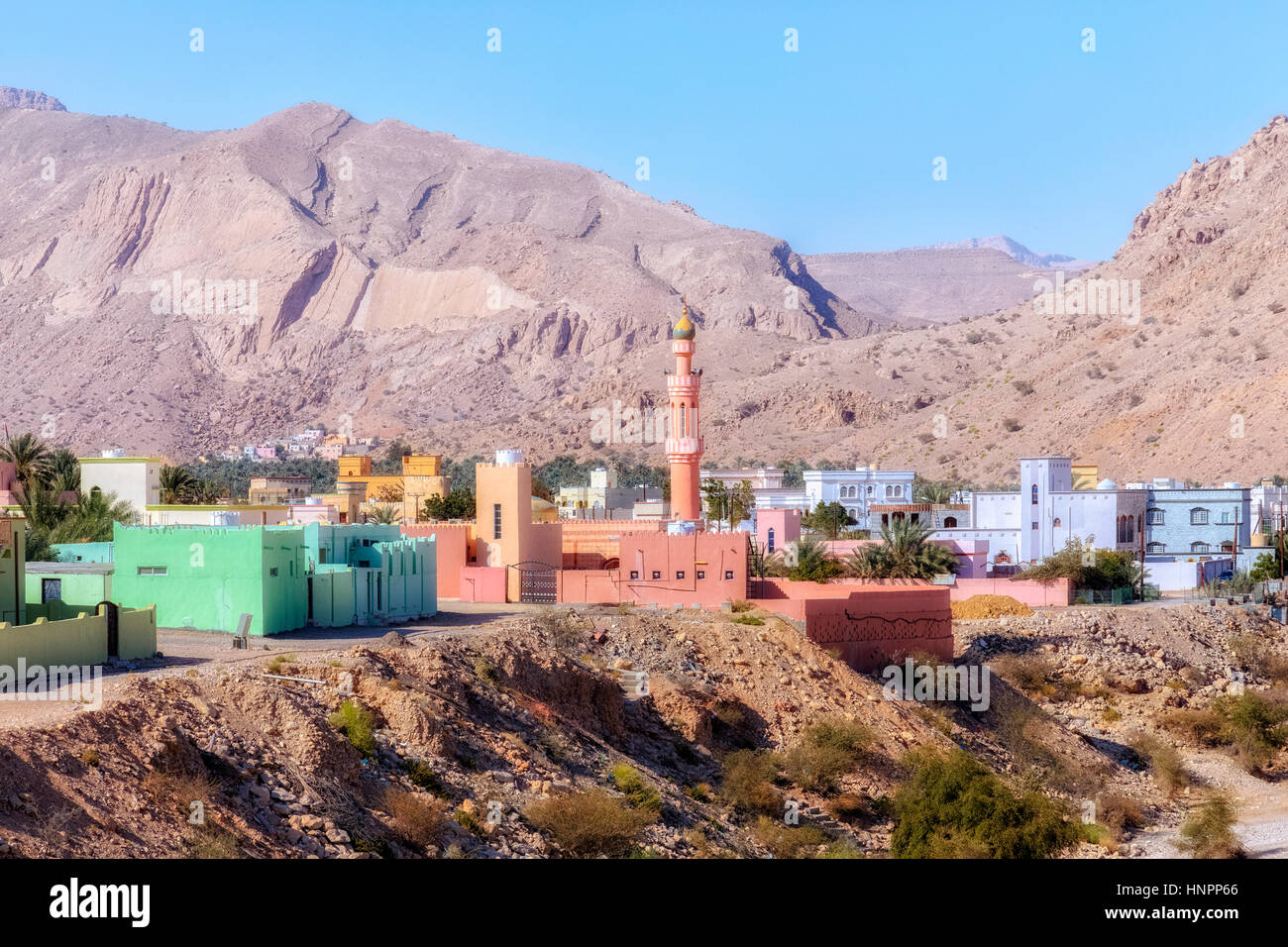 Wadi Bani Khalid, Oman, Medio Oriente e Asia Foto Stock