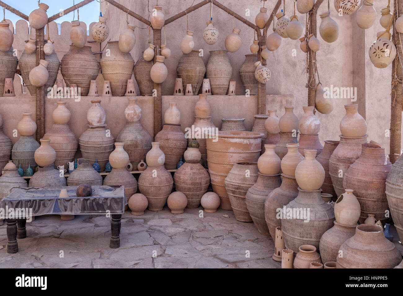 Souq di Nizwa, Oman, Medio Oriente e Asia Foto Stock