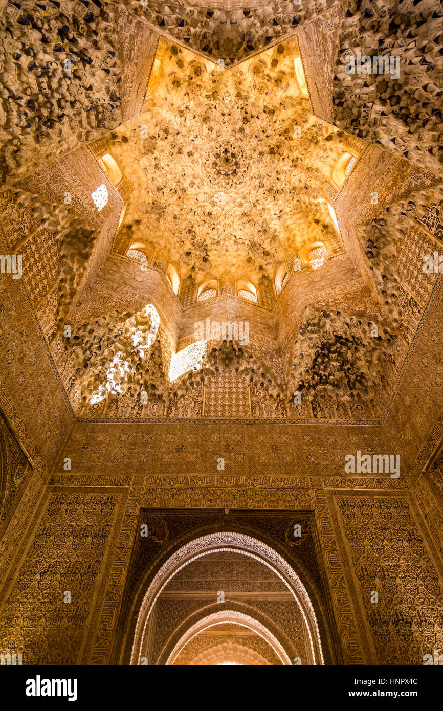 Alhambra di Granada, Spagna Foto Stock