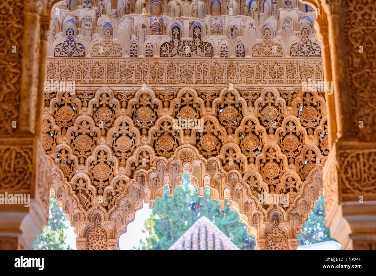 Alhambra di Granada, Spagna Foto Stock