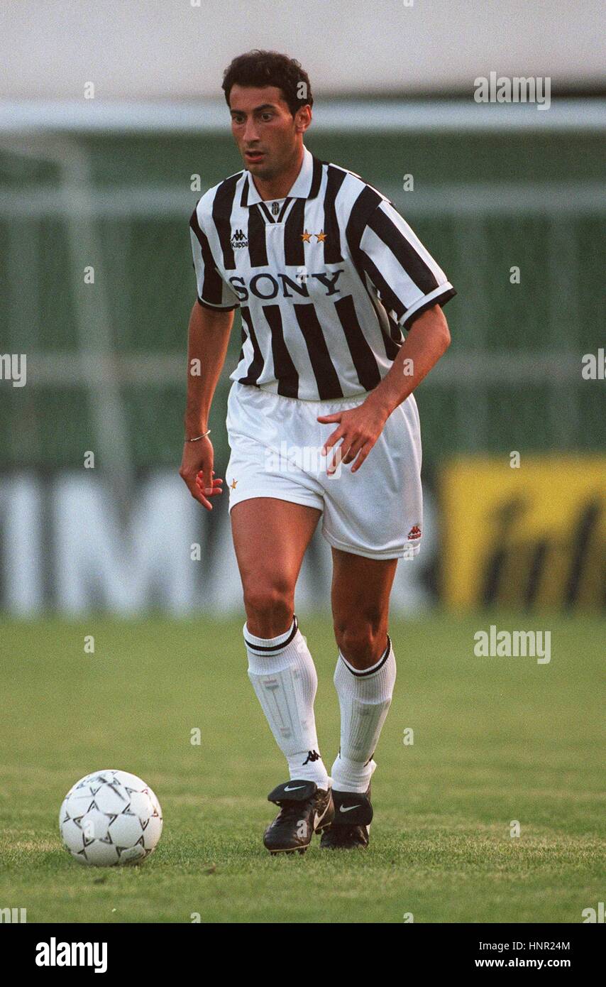 ALESSIO TACCHINARDI JUVENTUS FC 19 Agosto 1996 Foto Stock