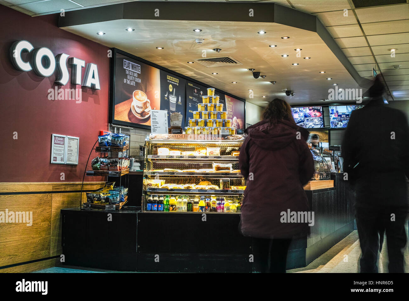 Costa, Moto sevice stazione, M2, Kent Foto Stock