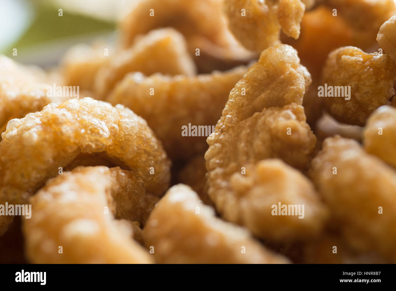 Torresmo, cibo locale, Brasile Foto Stock