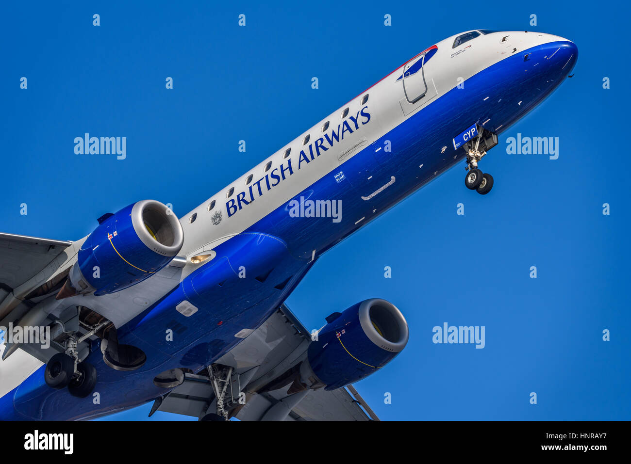 In aereo o in aereo da Airfrance dell aviazione commerciale è una grande industria che implicano il trasporto di passeggeri ogni giorno su aerei di linea a. Foto Stock