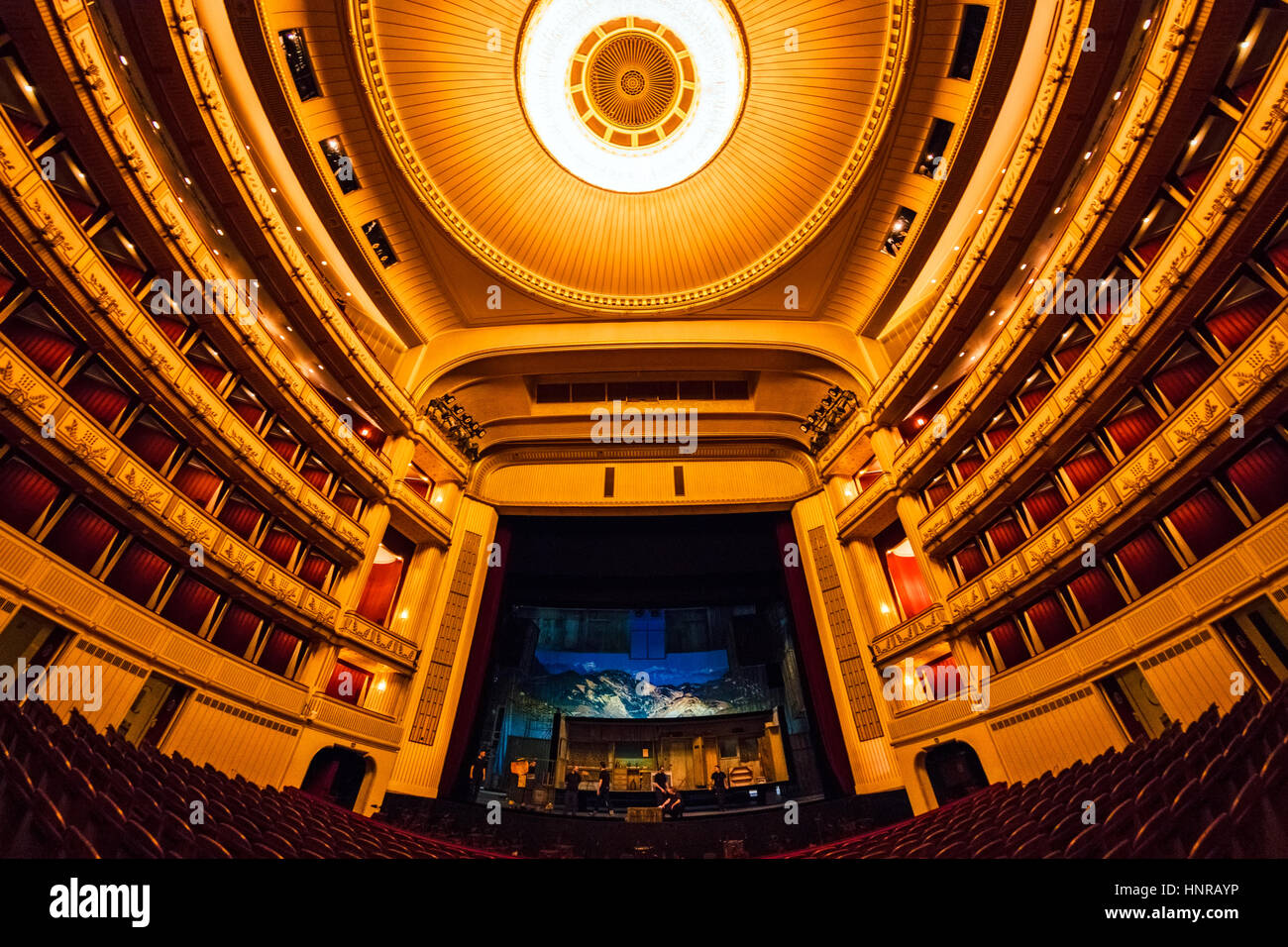 Stock Photo - Interno di Vienna Royal Opera House Foto Stock