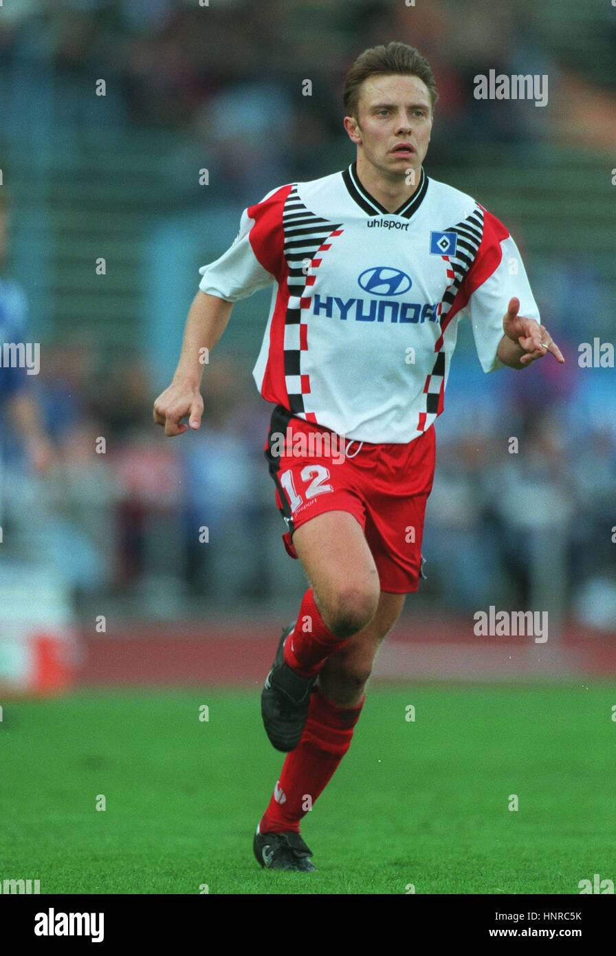 ANDRE BREITENREITER HAMBURG SV 23 Ottobre 1996 Foto Stock