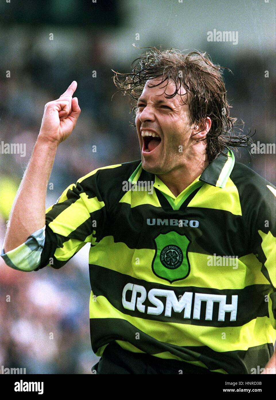 JORGE CADETE Glasgow Celtic FC 24 Agosto 1996 Foto Stock