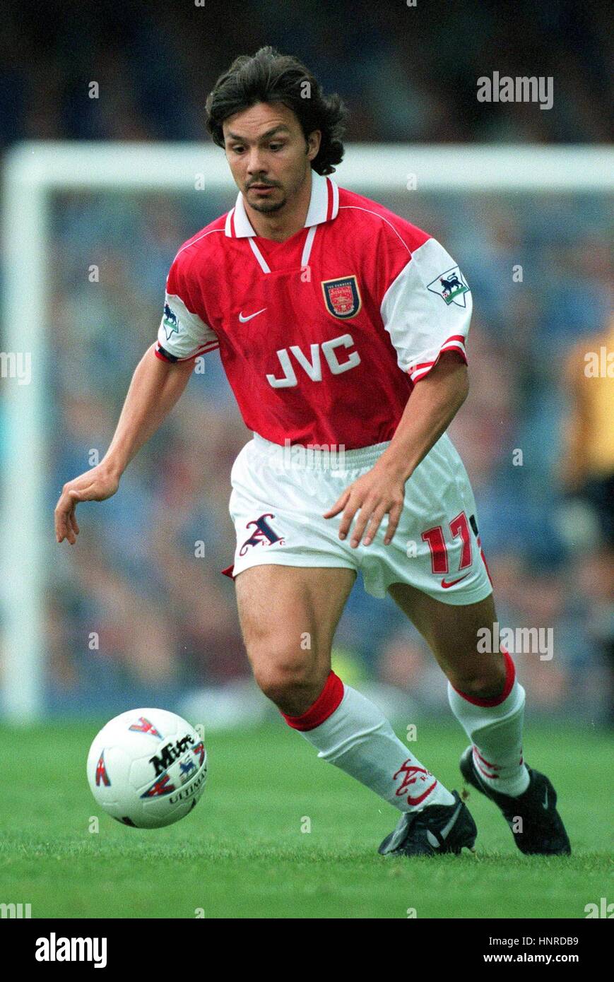 DAVID HILLIER Arsenal FC 13 Settembre 1996 Foto Stock