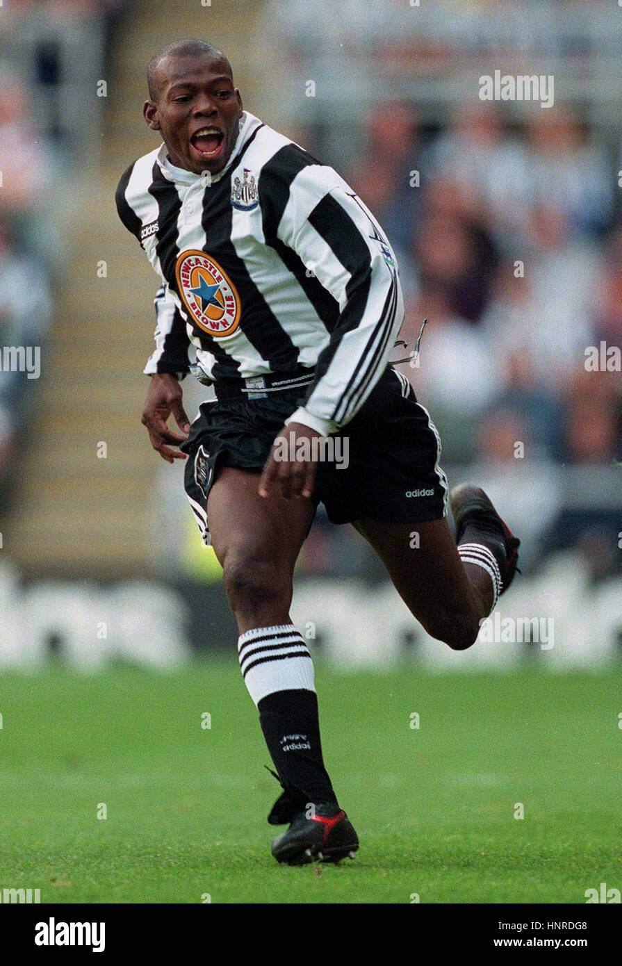 FAUSTINO ASPRILLA Newcastle United FC 15 Ottobre 1996 Foto Stock