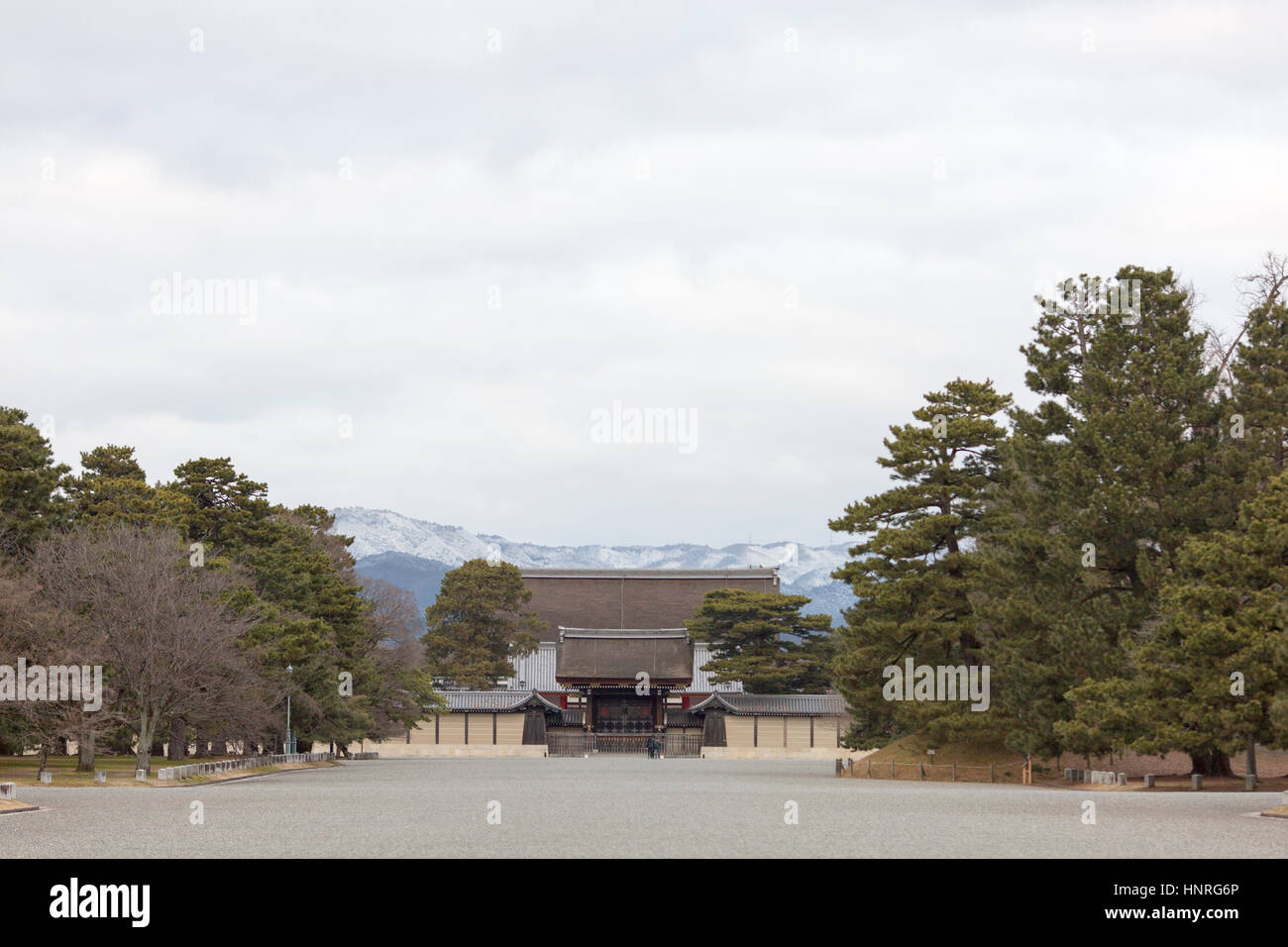 Il Palazzo Imperiale di Kyoto nella foto dal Palazzo Imperiale di Kyoto Park. Kyoto, Giappone Foto Stock