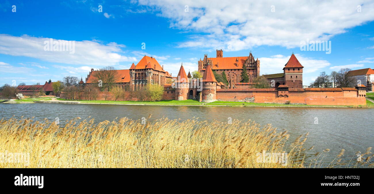 Castello di Malbork, Polonia Foto Stock