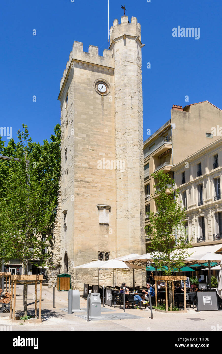 La torre di San Giovanni a riporre la torta, Avignon, Francia Foto Stock