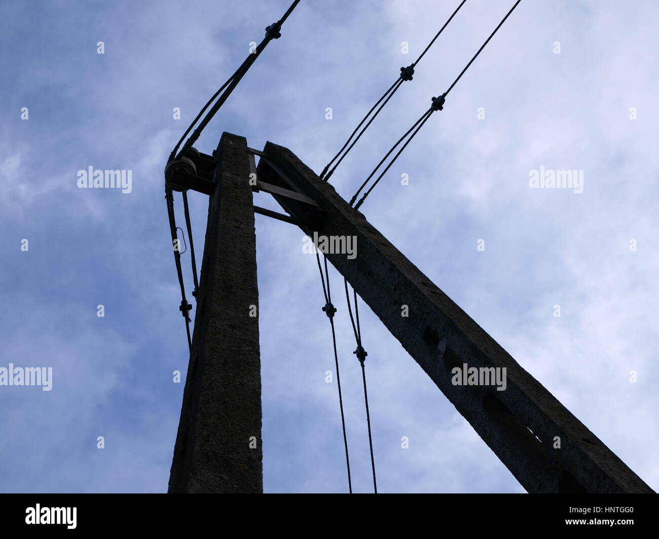 Linea elettrica Foto Stock