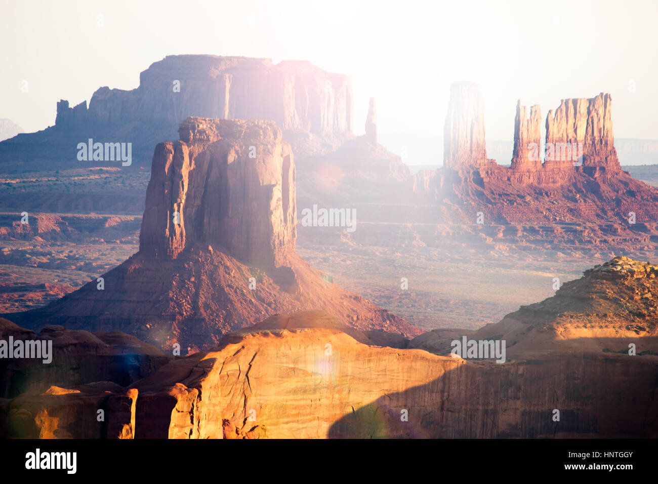Il Monument Valley, Arizona, Stati Uniti d'America Foto Stock