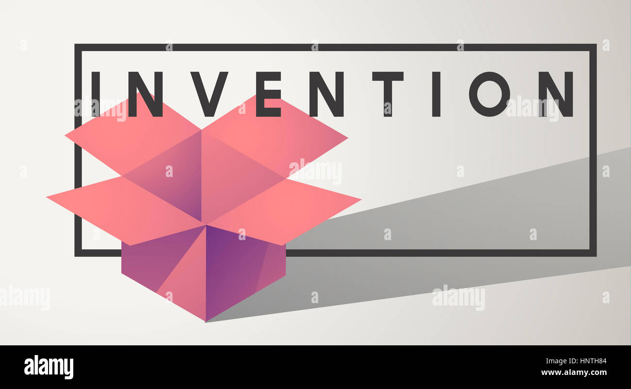 Il design creativo di idee di immaginazione e di concezione moderna Foto Stock