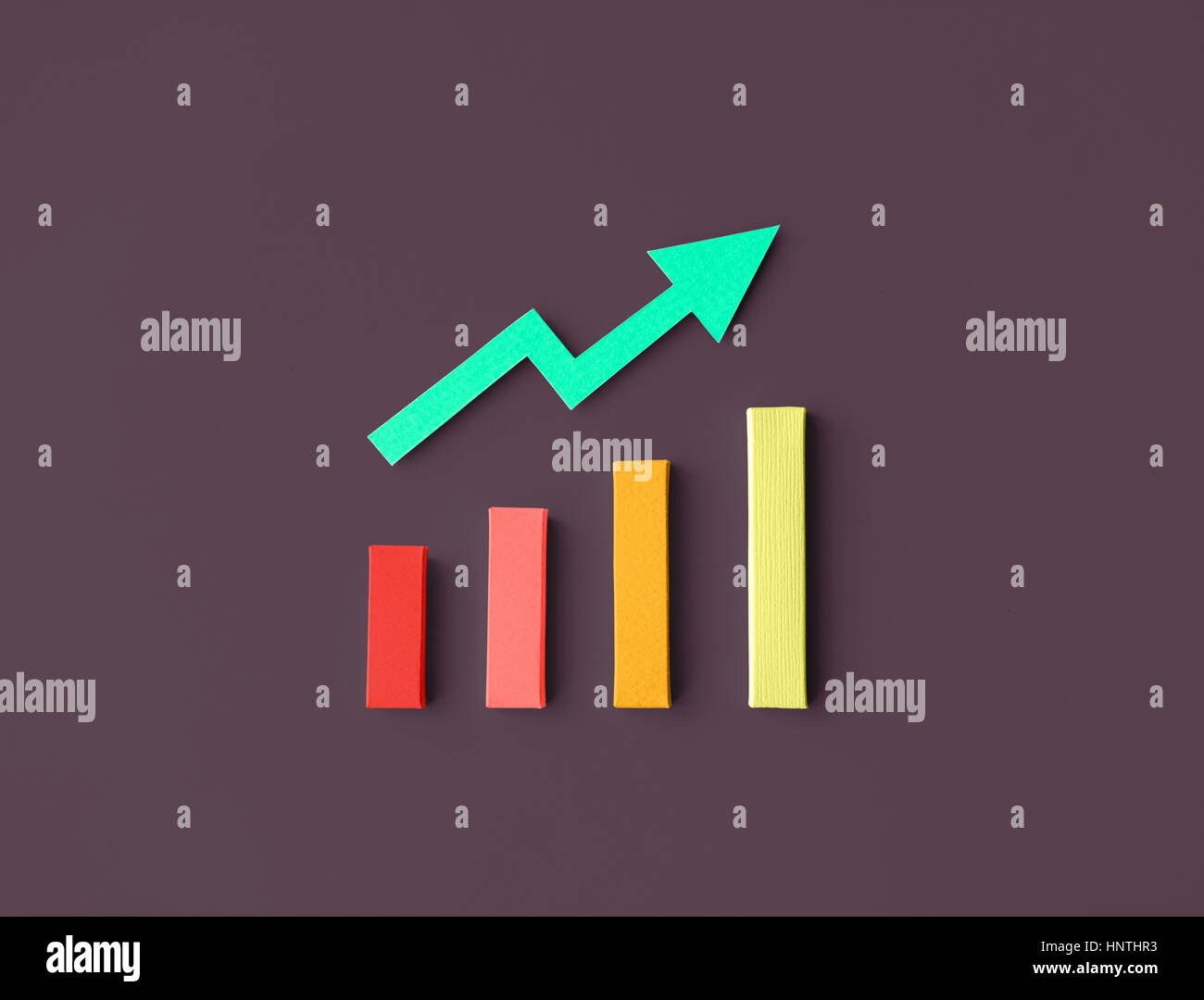 Statistiche Analisi strategia diagramma informazioni Concept Foto Stock