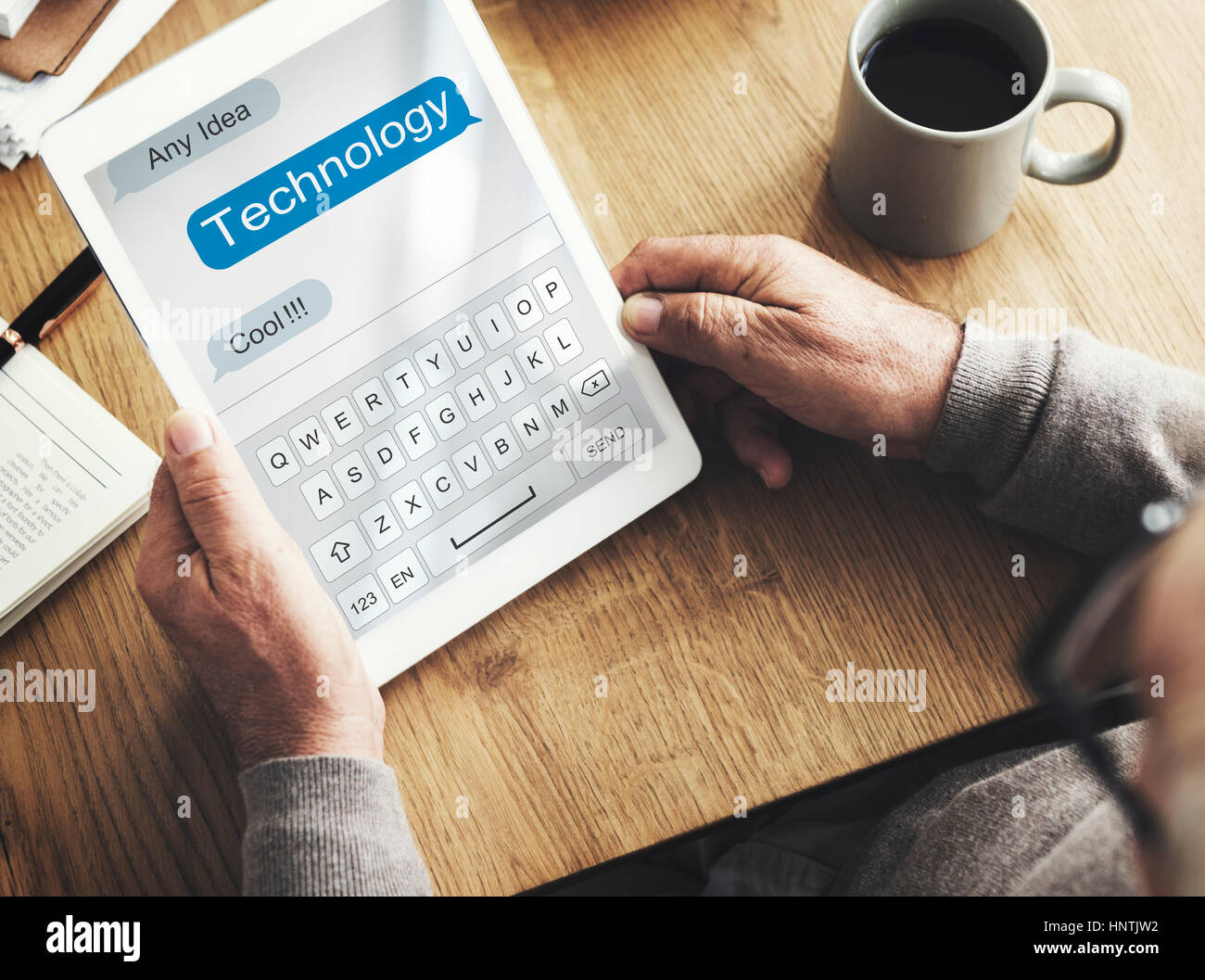 Rete globale Internet tecnologia Concept Foto Stock