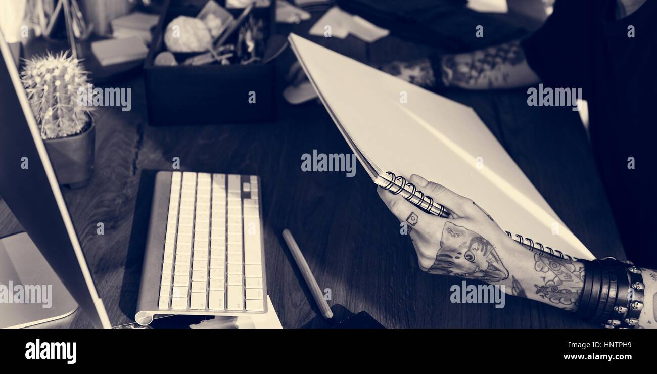 Creative Design vestire moda Concetto elegante Foto Stock