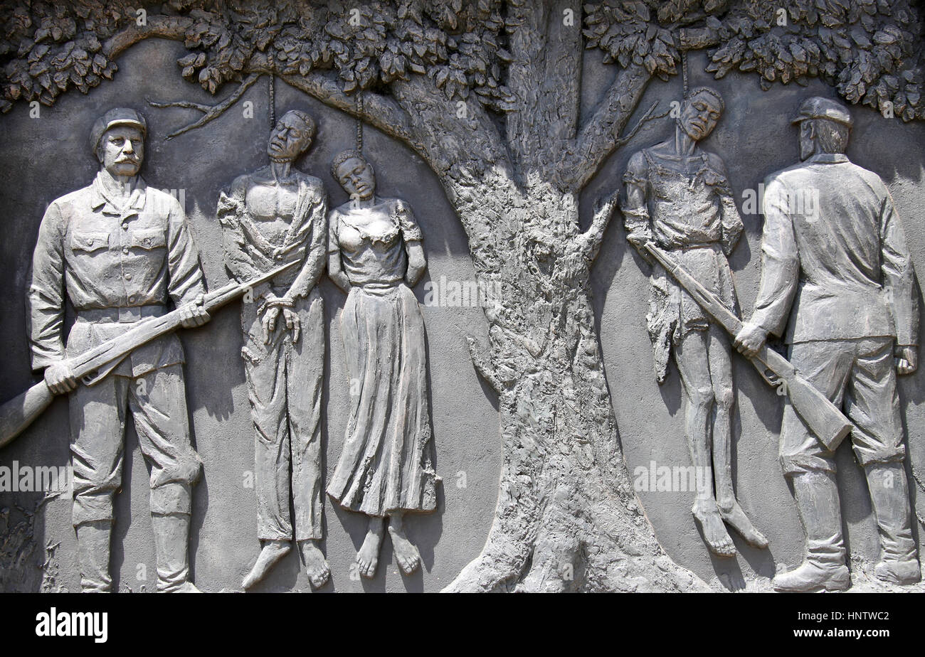 Genocide Memorial a Windhoek in Namibia Foto Stock