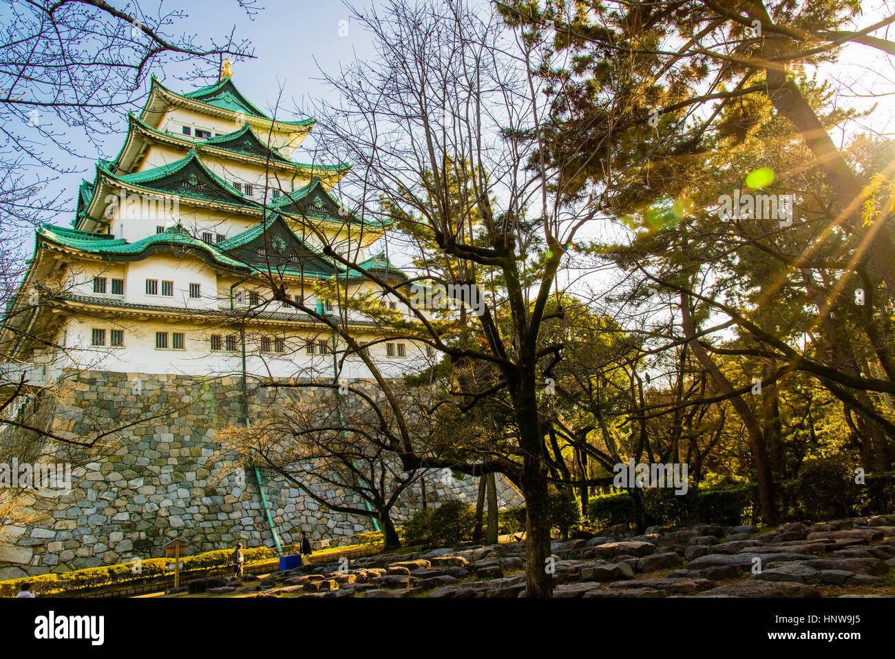 Il Castello Nagoya Foto Stock