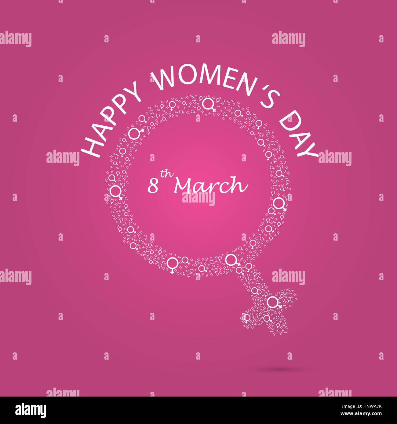 La giornata internazionale della donna icon.la giornata della donna simbolo.design minimalista per la giornata internazionale della donna concetto.illustrazione vettoriale Illustrazione Vettoriale