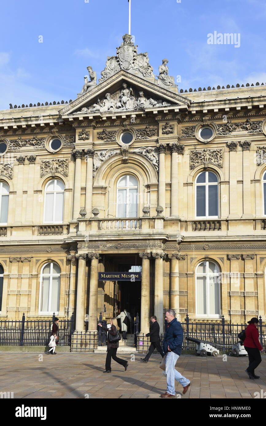 Lo scafo Maritime Museum è un museo di Kingston upon Hull, , Yorkshire, Inghilterra, Regno Unito, che esplora il patrimonio marittimo della città e del suo environ Foto Stock