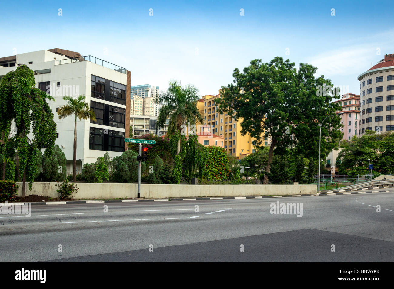 Mattina di Singapore Foto Stock