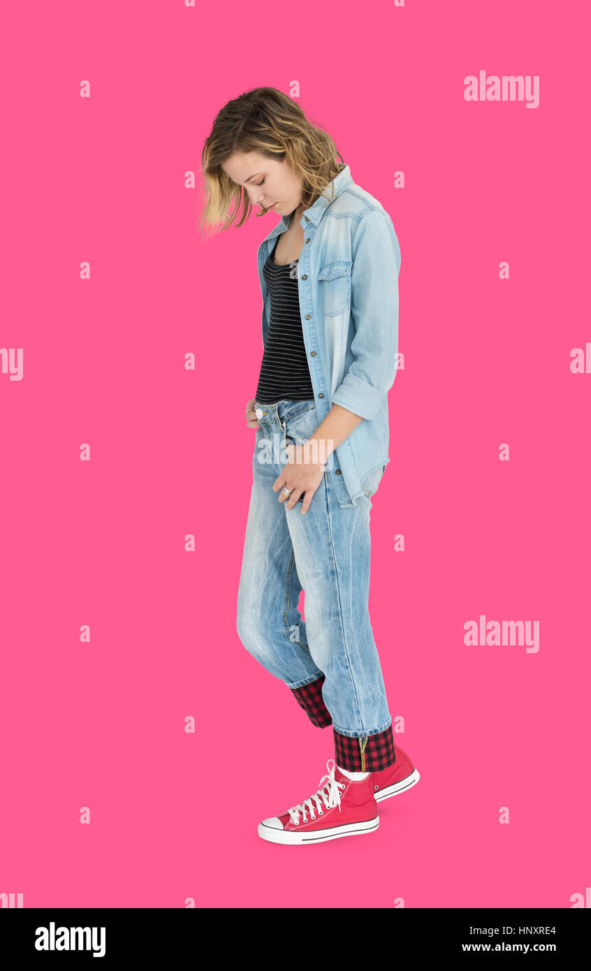 Studio ritratti Persone gara Foto Stock