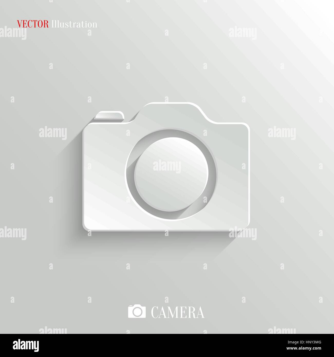 Icona Fotocamera - vettore illustrazione web, facile incolla per qualsiasi sfondo Illustrazione Vettoriale