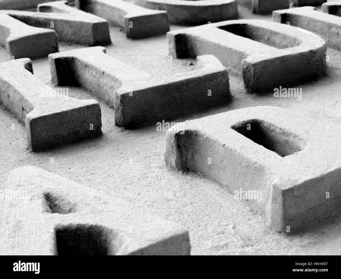 Dettaglio del monumento - Peel - Isola di Man - REGNO UNITO Foto Stock