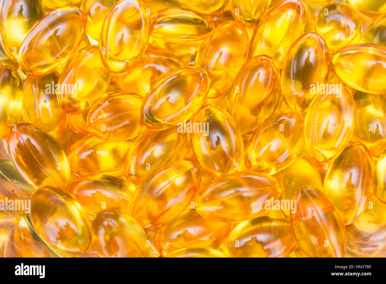 Olio di pesce capsule confezionate con omega 3 Foto Stock