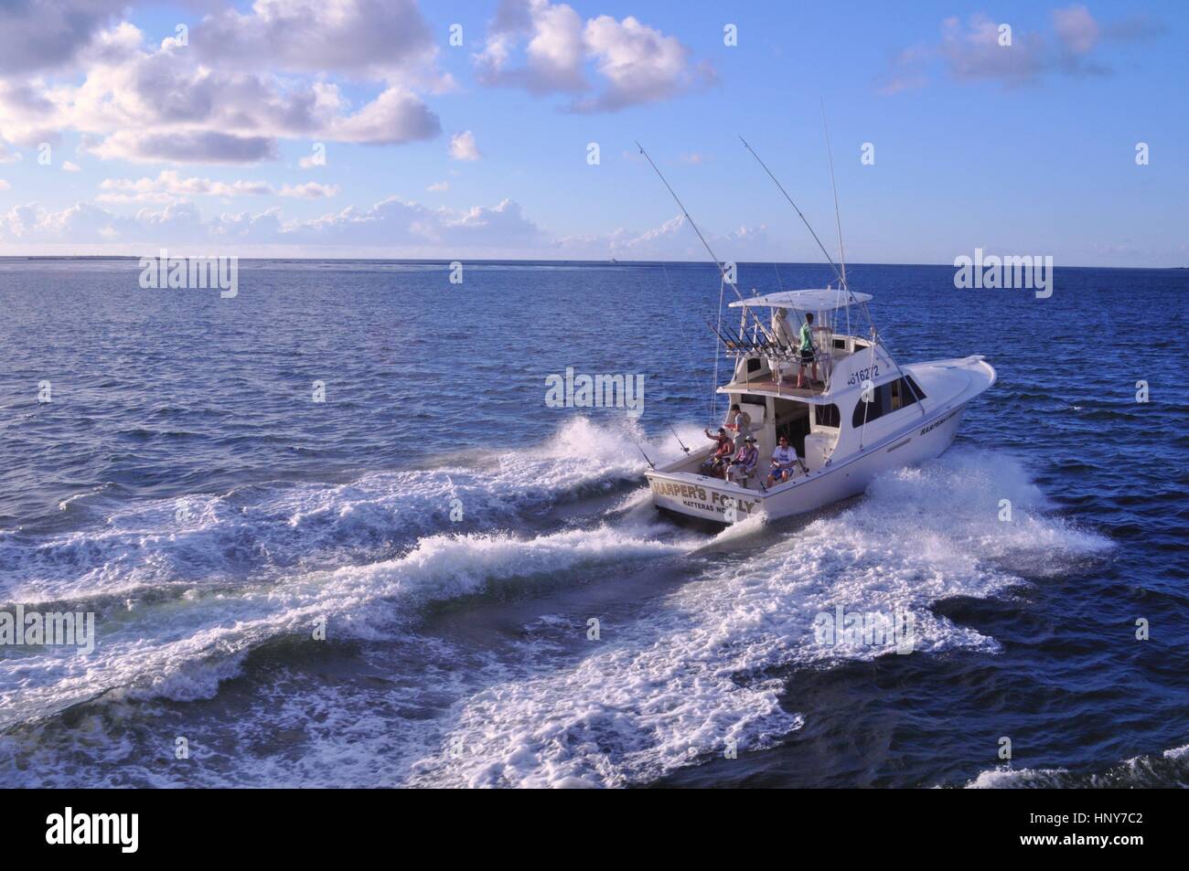 La pesca da Ocracoke Island Foto Stock