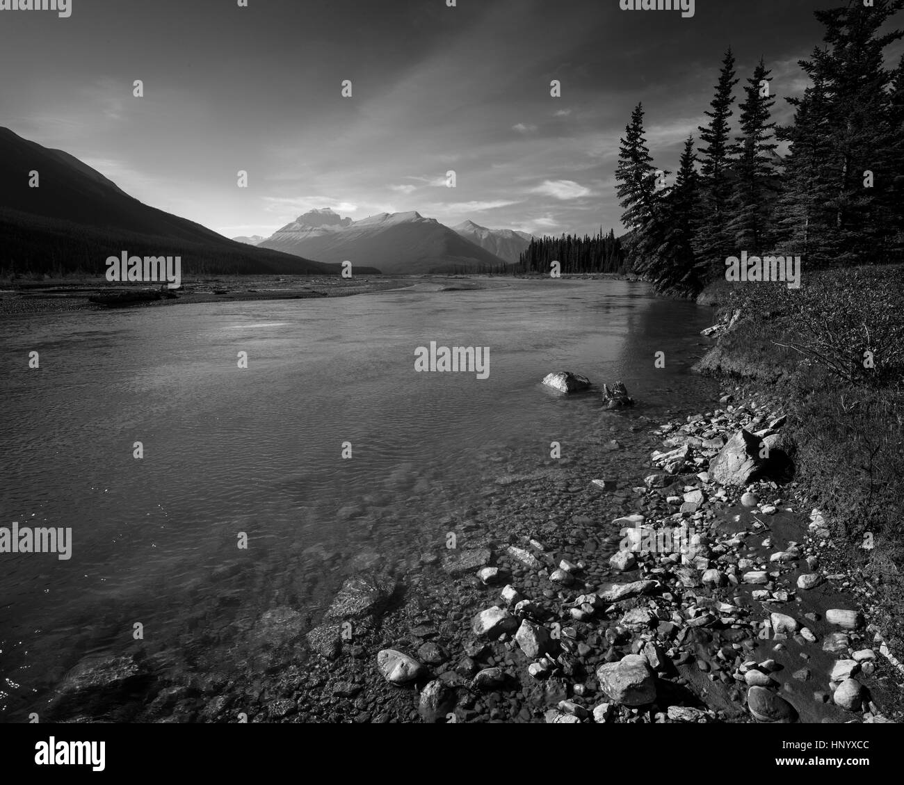 Il lago in Alberta Canada Foto Stock