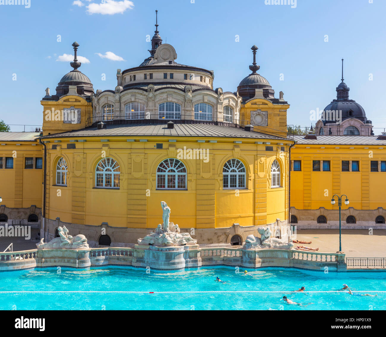 Stock Photo - Szechenyi bagni termali, Budapest, Ungheria Foto Stock