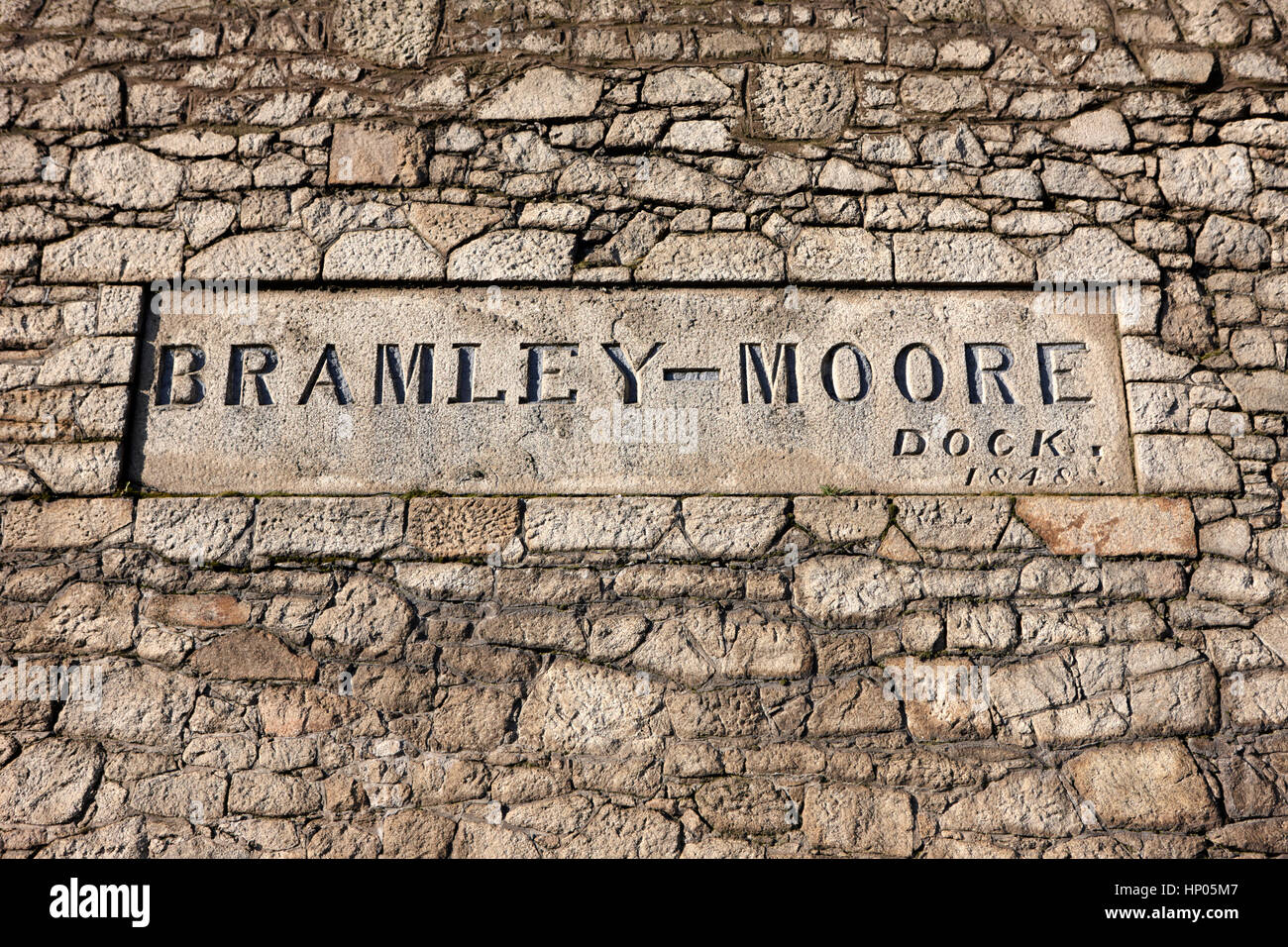 Bramley-moore dock liverpool docks dockland regno unito Foto Stock