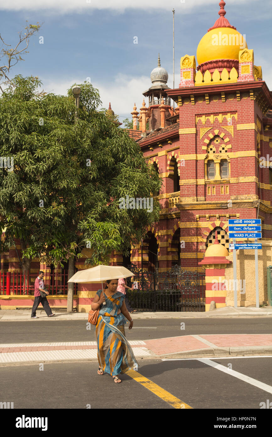 COLOMBO, SRI LANKA - Novembre 25, 2013 : strade intorno a Victoria Memorial Hospital di Colombo, Sri Lanka il 25 novembre 2013 Foto Stock