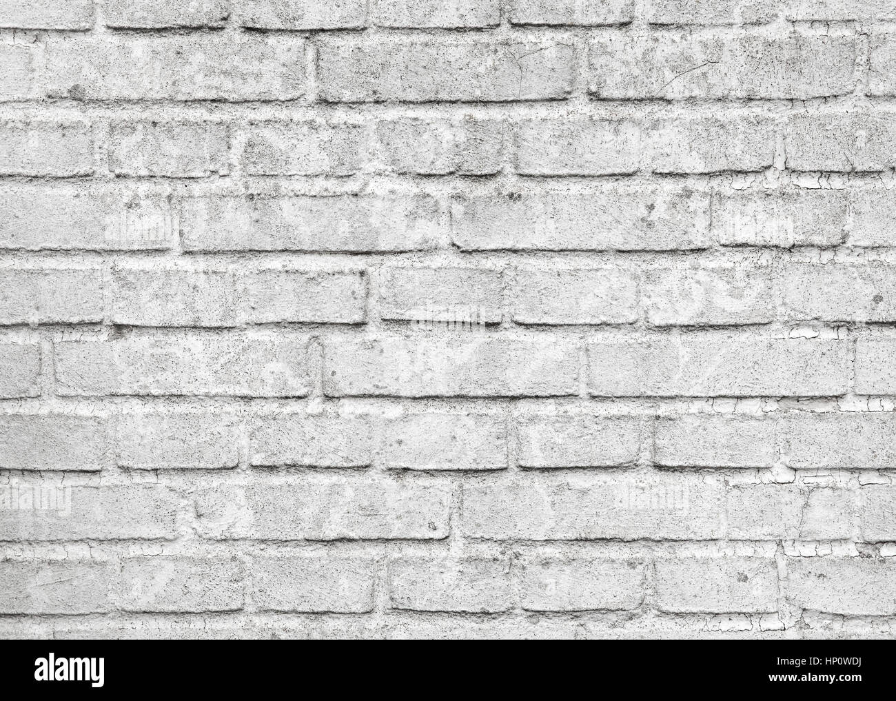 Bianco vecchio muro di mattoni, close-up foto di sfondo texture Foto Stock