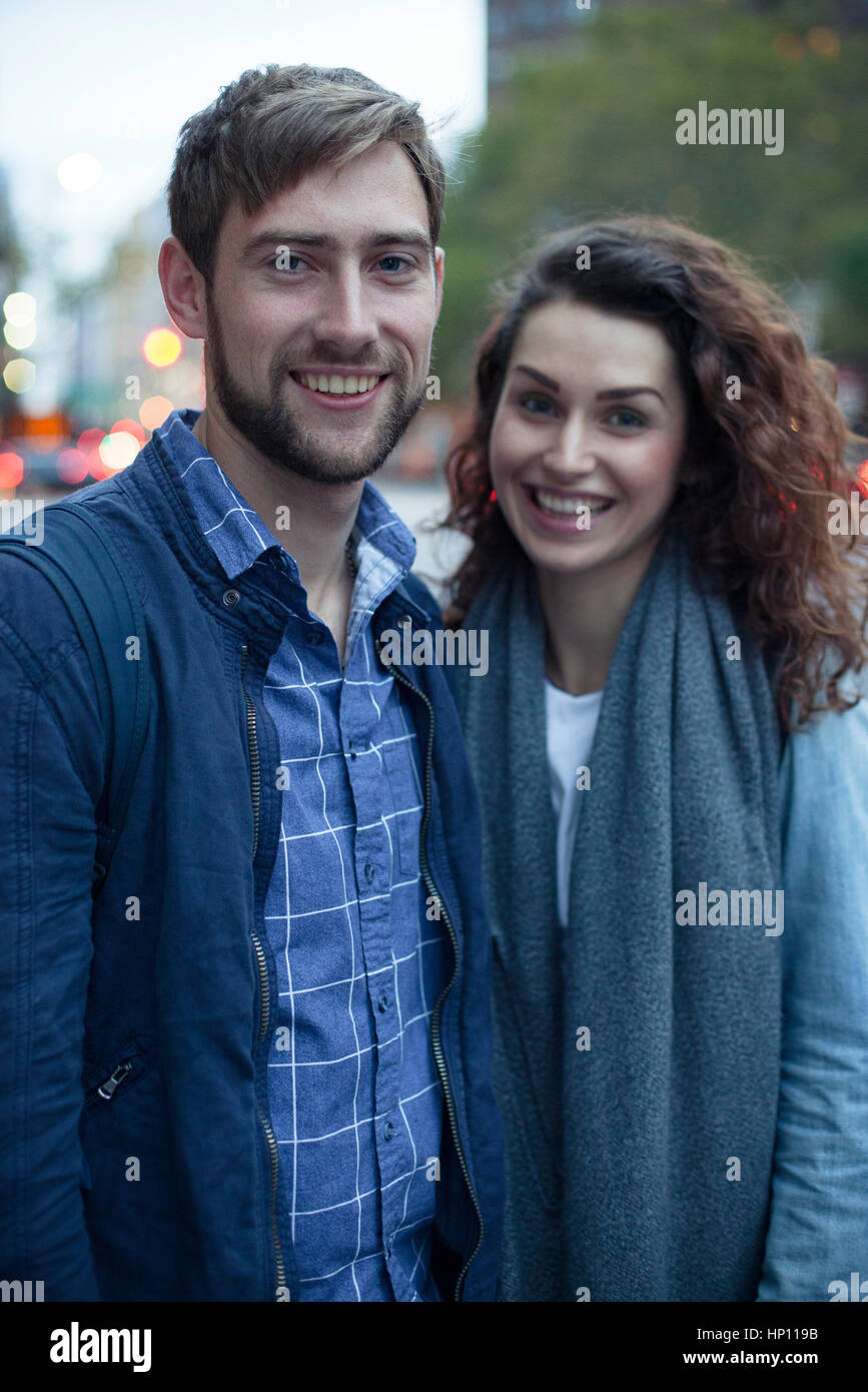 Coppia giovane, ritratto Foto Stock