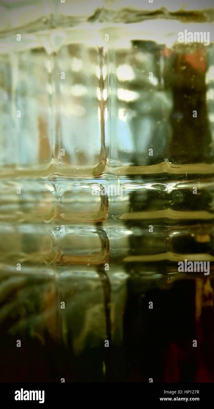 Pezzo di vetro Foto Stock