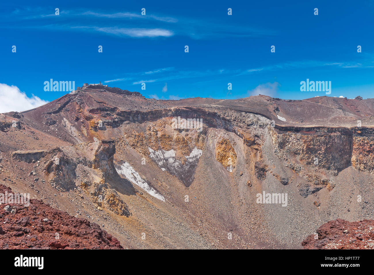 Il punto pi alto e lo sfiato vulcanica del mondo il famoso monte