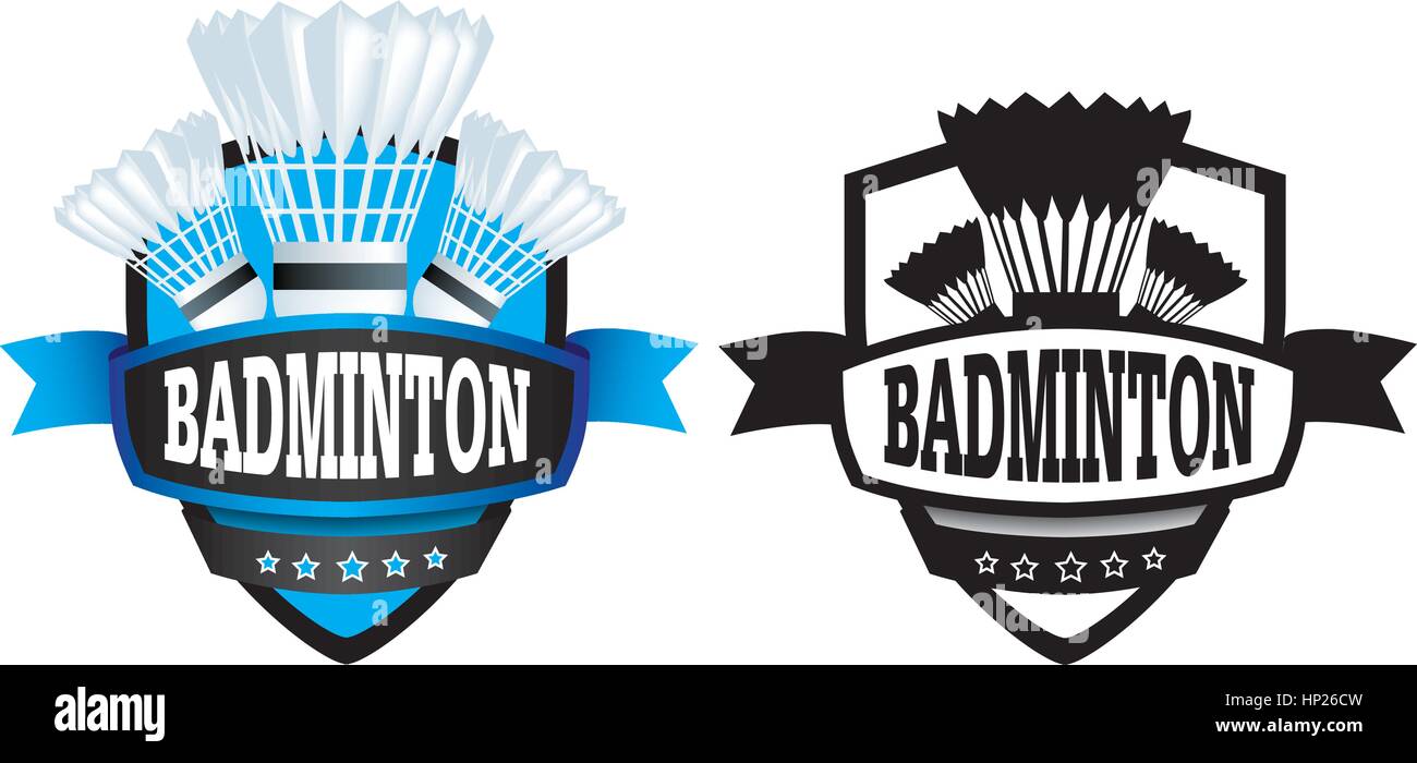 Scudo o logo per rappresentare un club sportivo come un vettore Illustrazione Vettoriale