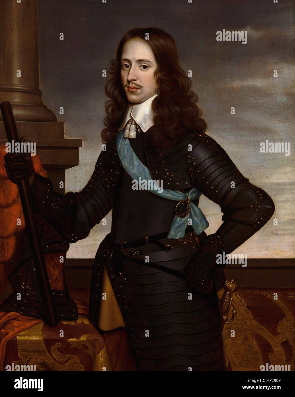 Ritratto del principe Guglielmo II dopo Gerard van Honthorst - museo Mauritshuis L Aia Foto Stock